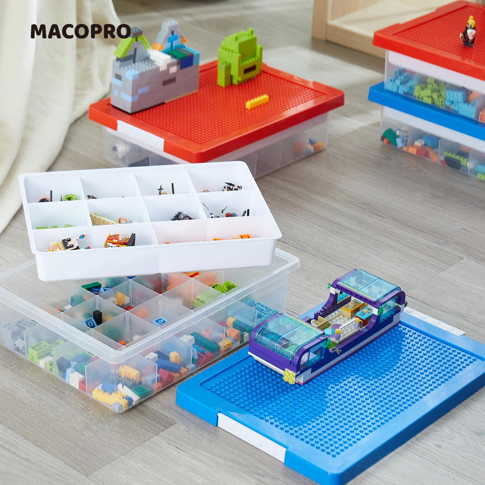 MACOPRO blocks not included, focus on organized storage and display