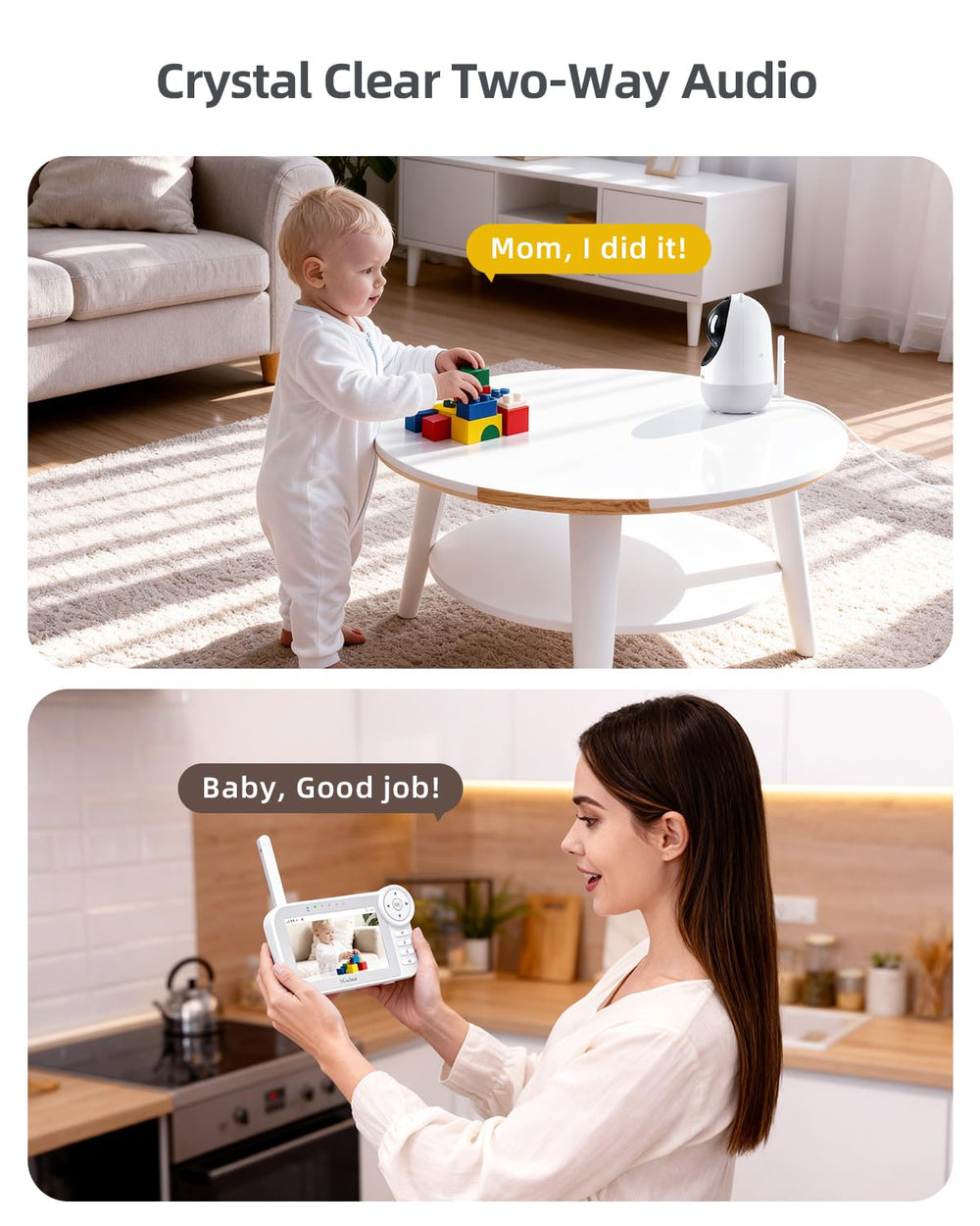 Madaz portable monitor supports up to 1000ft range for mobility