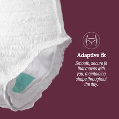 Reinforced side guards on Made for Living Ultimate Absorbency Underwear prevent leaks.