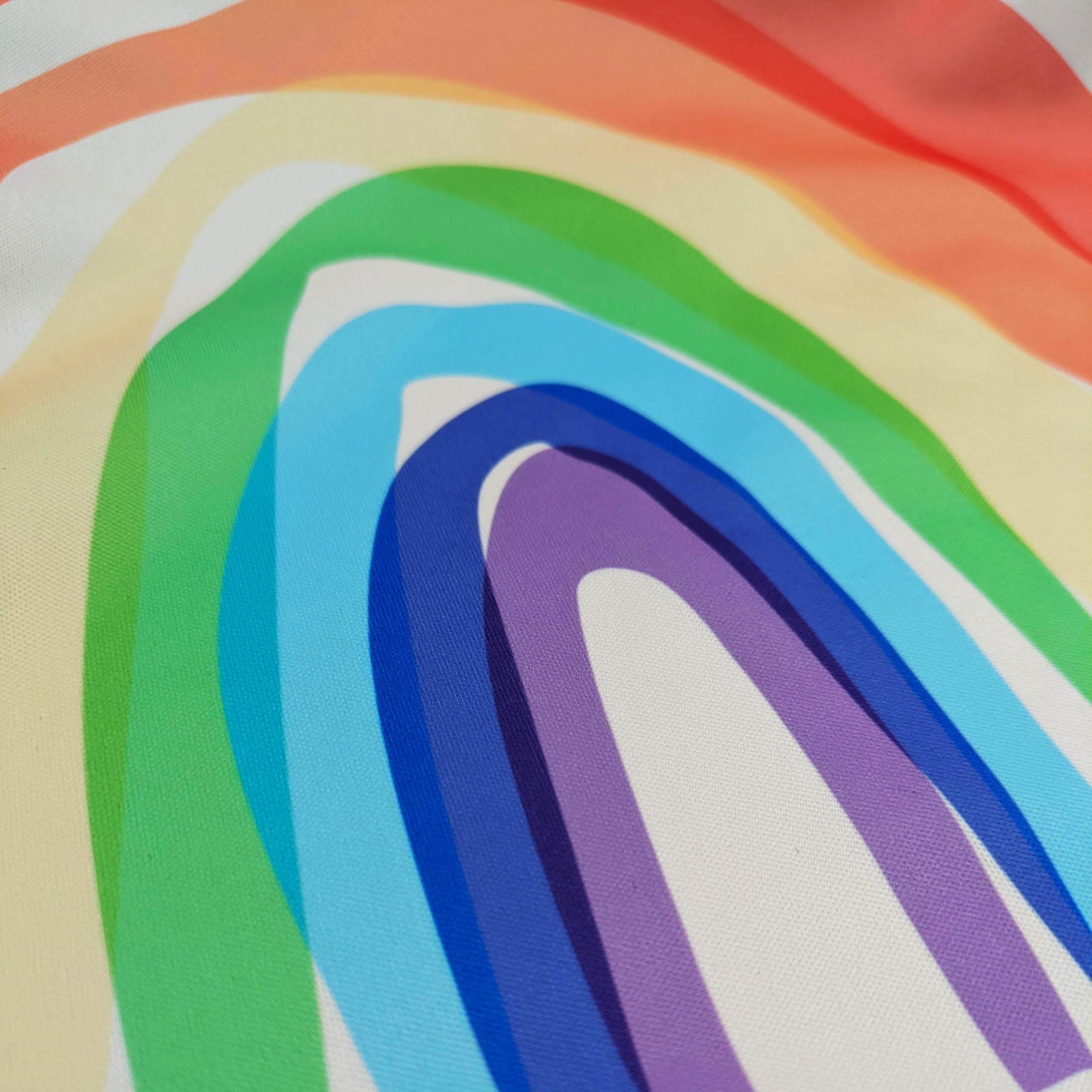 Close-up of the waterproof layer on the Madrona Brands bib protects clothes.