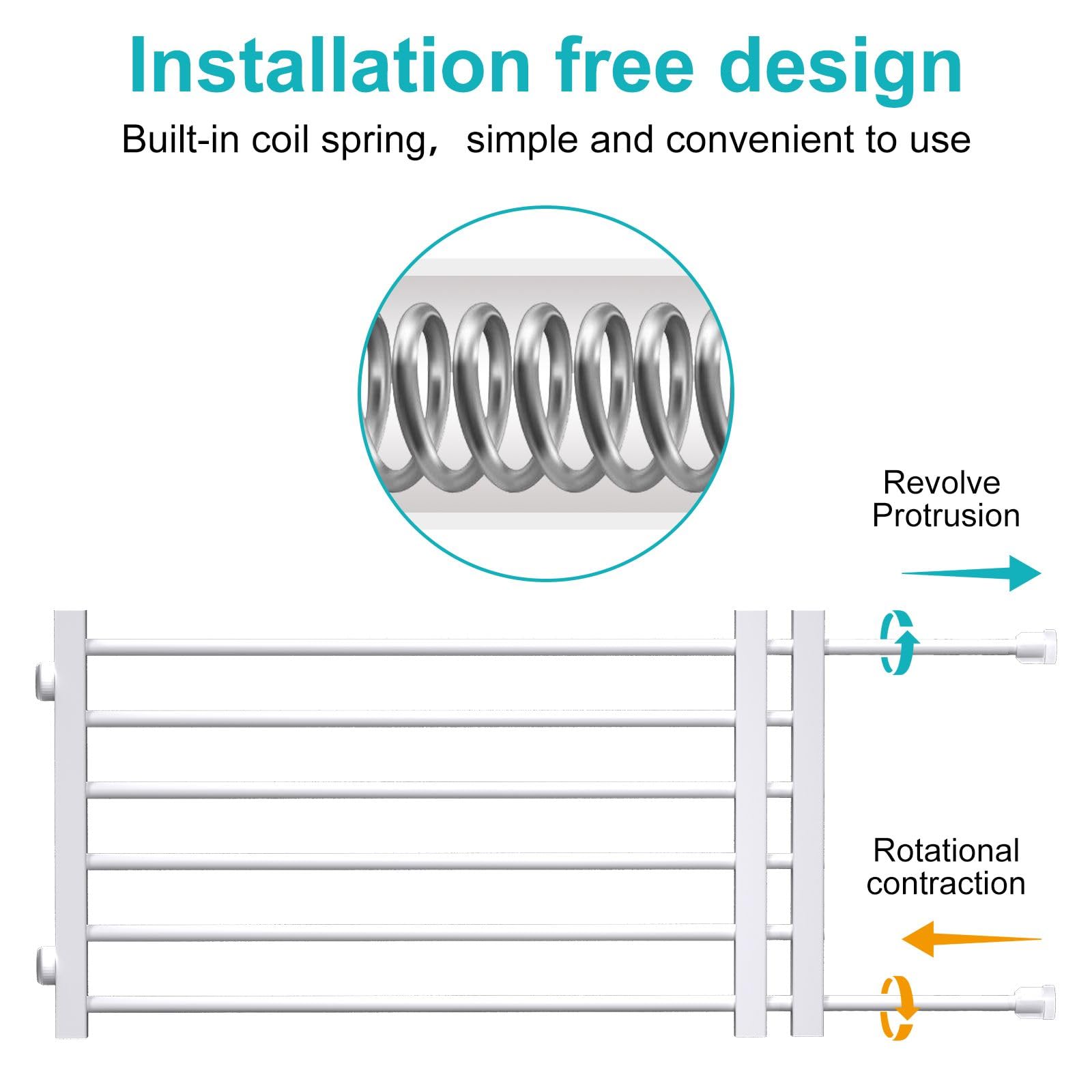 Maerd 26-41 inch retractable range adapts to multiple doorways.