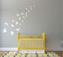 MAFENT flying birds wall stickers add dynamic charm to walls and inspire imaginative play in kids rooms.