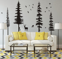 MAFENT squirrels woodland stickers add playful charm to nurseries and kids' rooms.