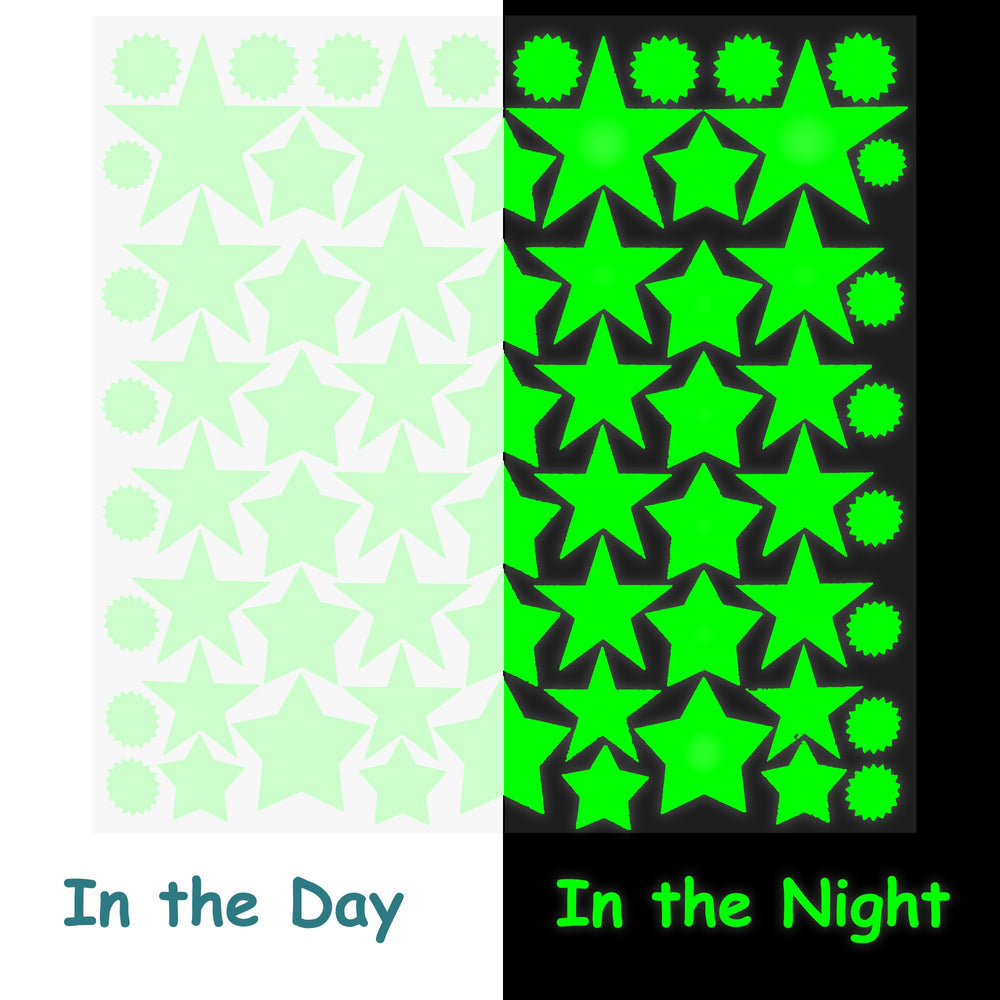 MAFOX glow-in-the-dark decals provide educational fun for astronomy-inspired activities.