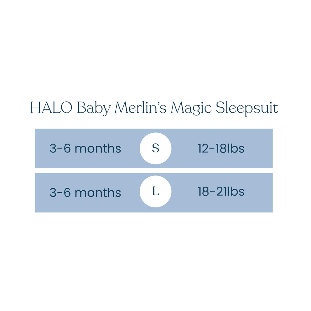 Magic Sleepsuit Merlin easy diaper-change zipper detail illustrated on side.