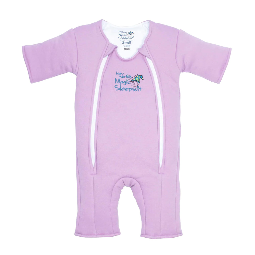 Magic Sleepsuit Merlin cotton swaddle transition closeup shows soft, cozy fabric.