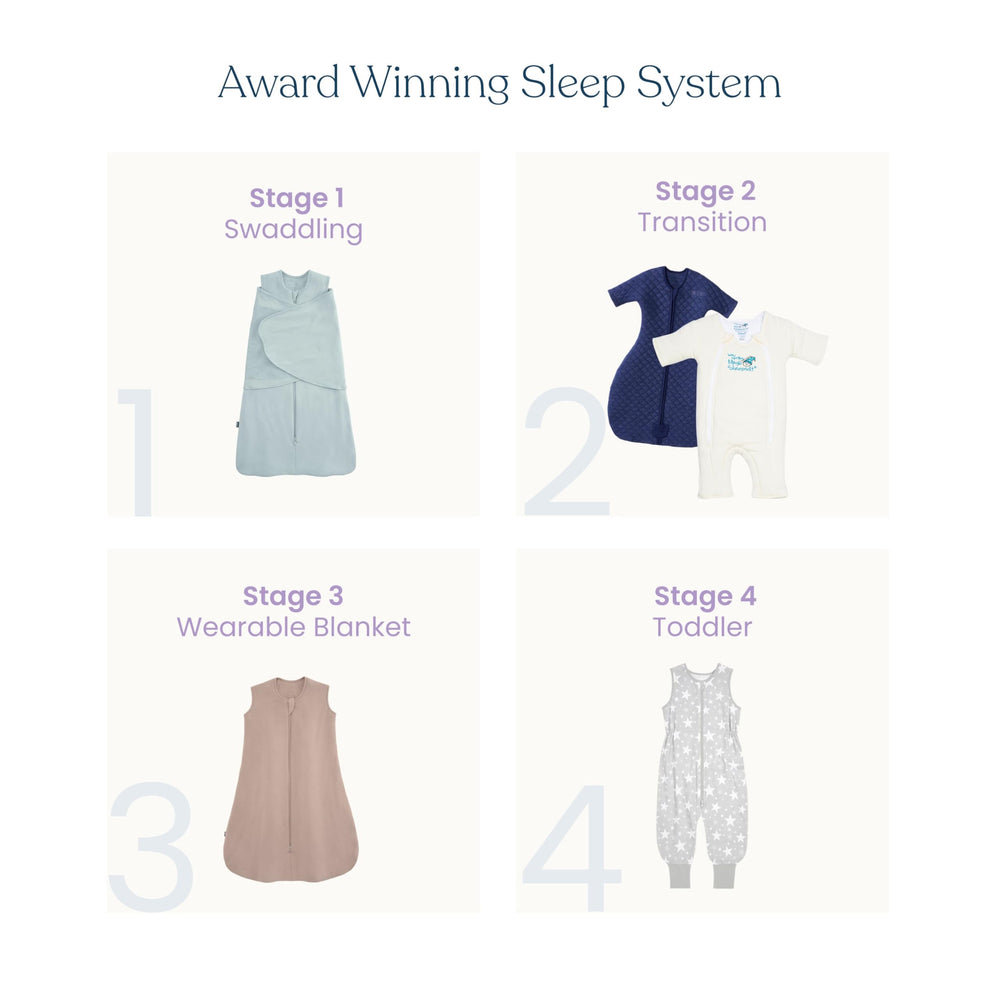 Magic Sleepsuit Merlin's Cotton Swaddle Transition cozy nursery scene