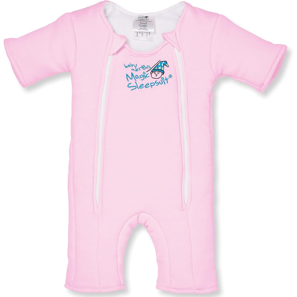 Magic Sleepsuit Merlin’s Microfleece transition swaddle for calming back-sleep routines.