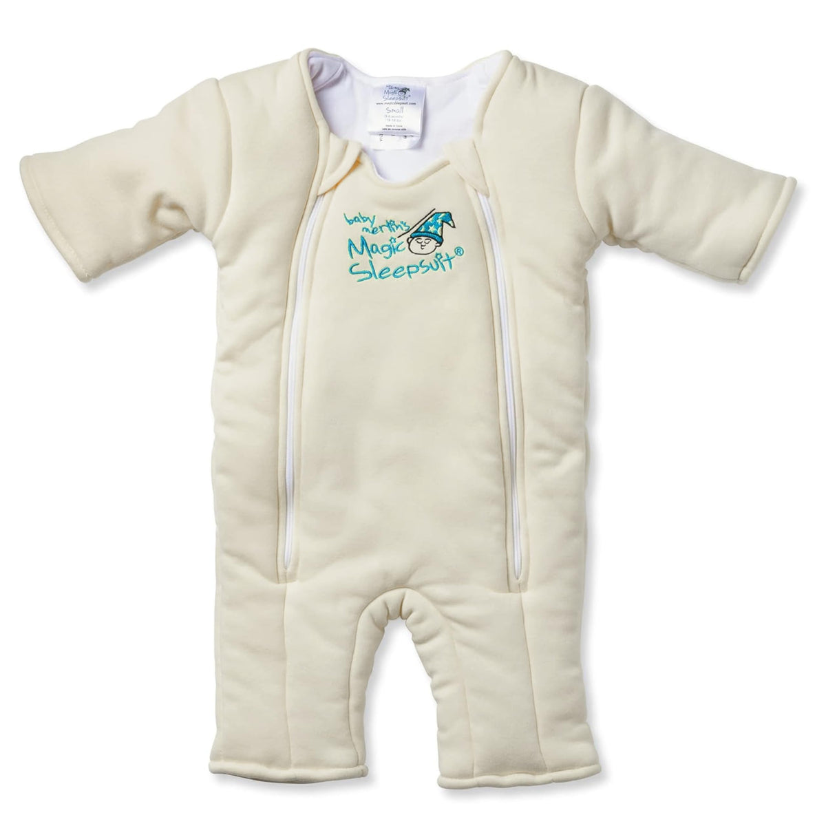 Magic Sleepsuit Merlin's microfleece swaddle transition for secure, calming sleep