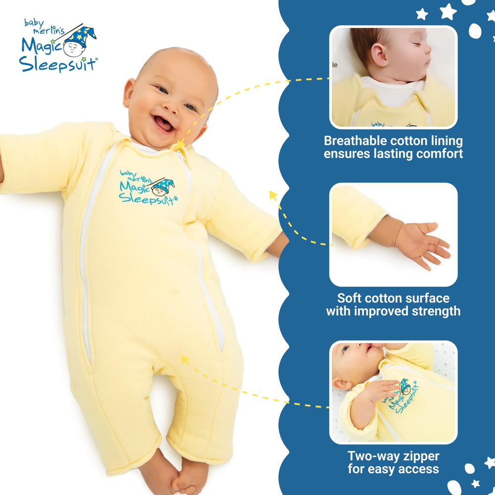 Magic Sleepsuit travel-friendly sleeper keeps baby comfortable on trips.