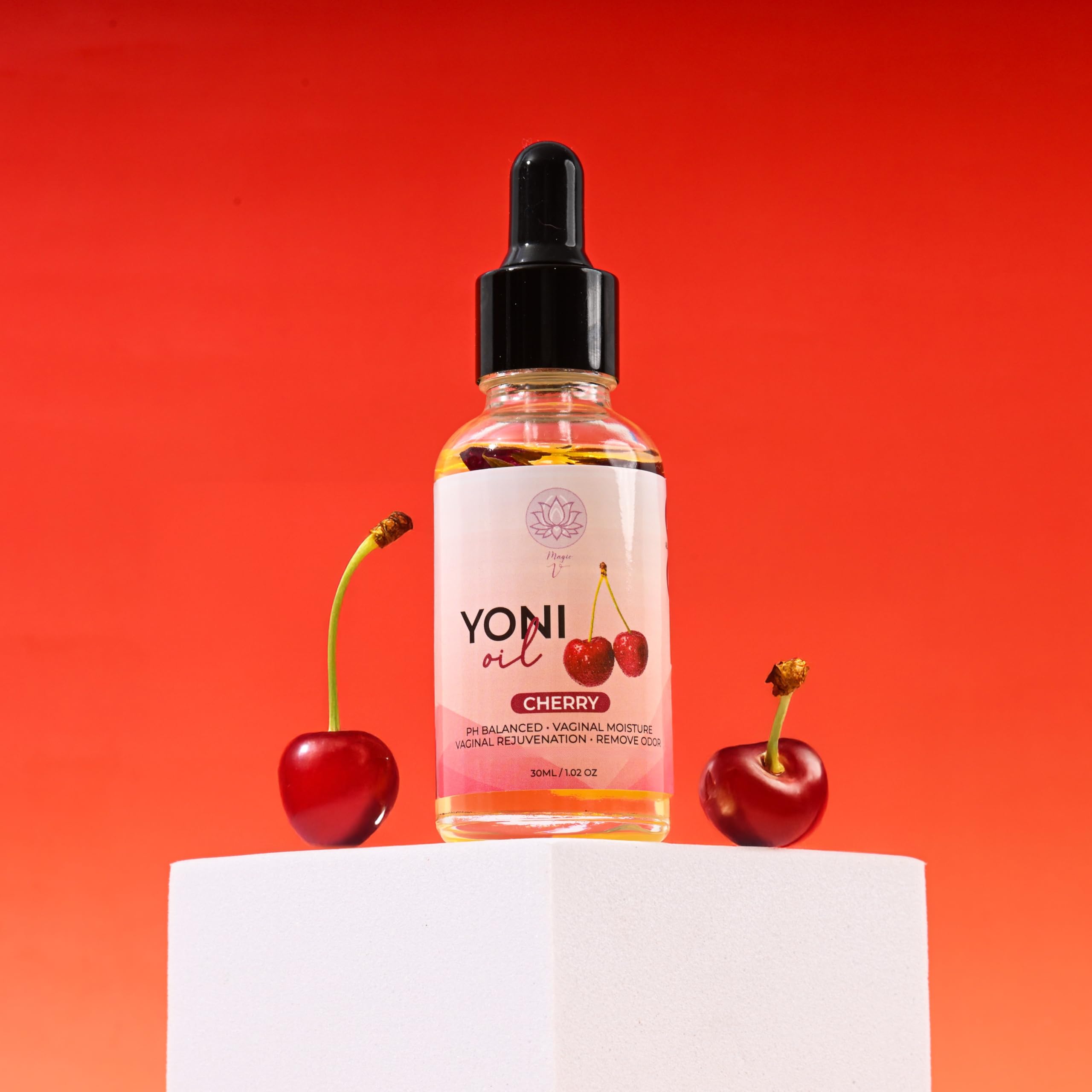 Magic V Steam Yoni Oil designed for women with vegan formula