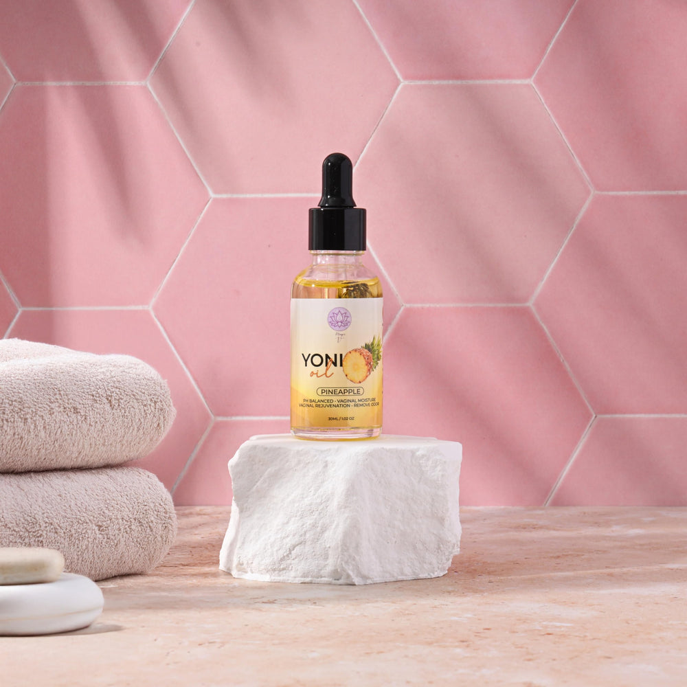Daily use of Magic V Steam Yoni Oil for balanced moisture