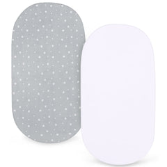 Magik & Kover fitted sheet with elastic fit for a secure, flat sleeping surface
