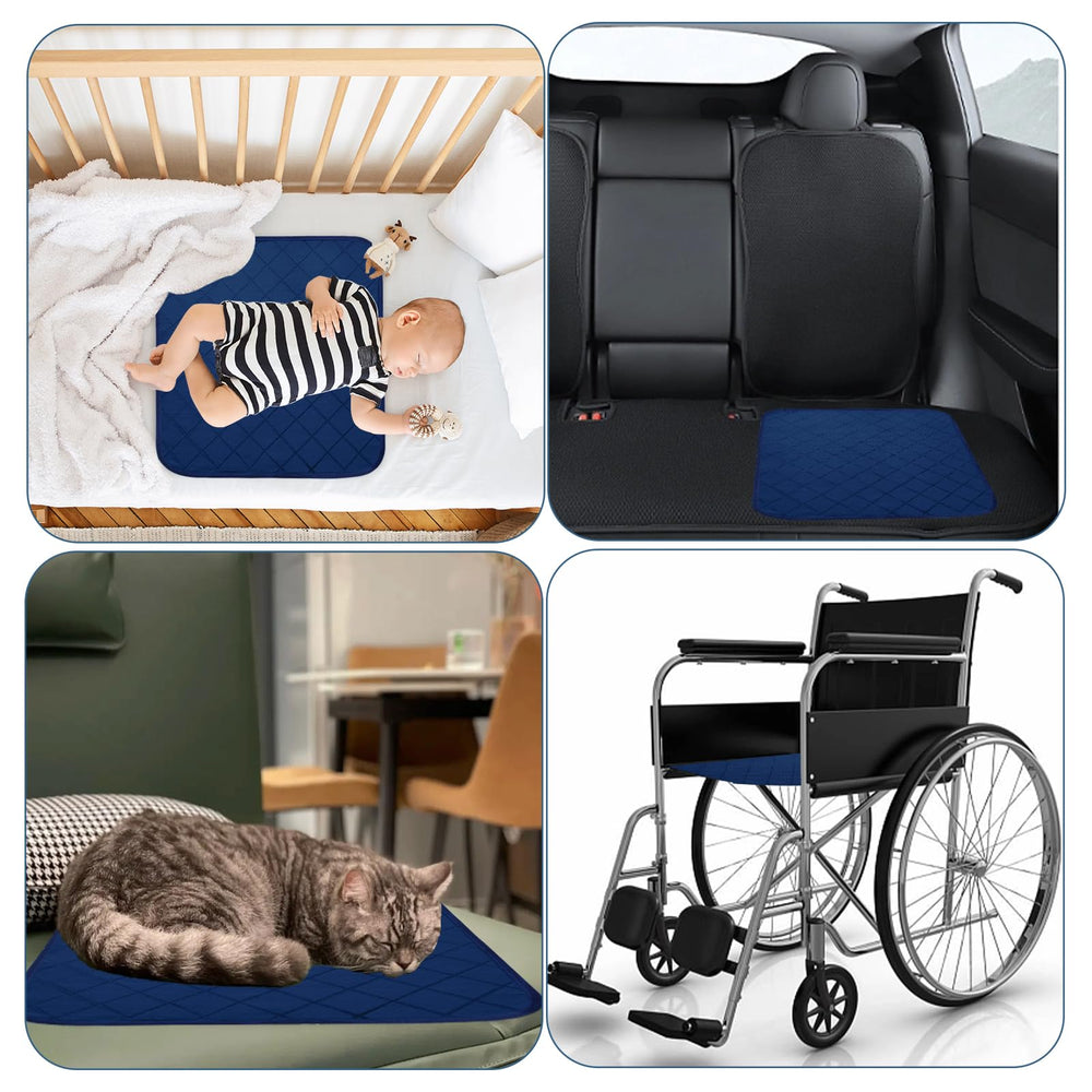 Magik & Kover 22x21 navy chair pad fits most chairs.