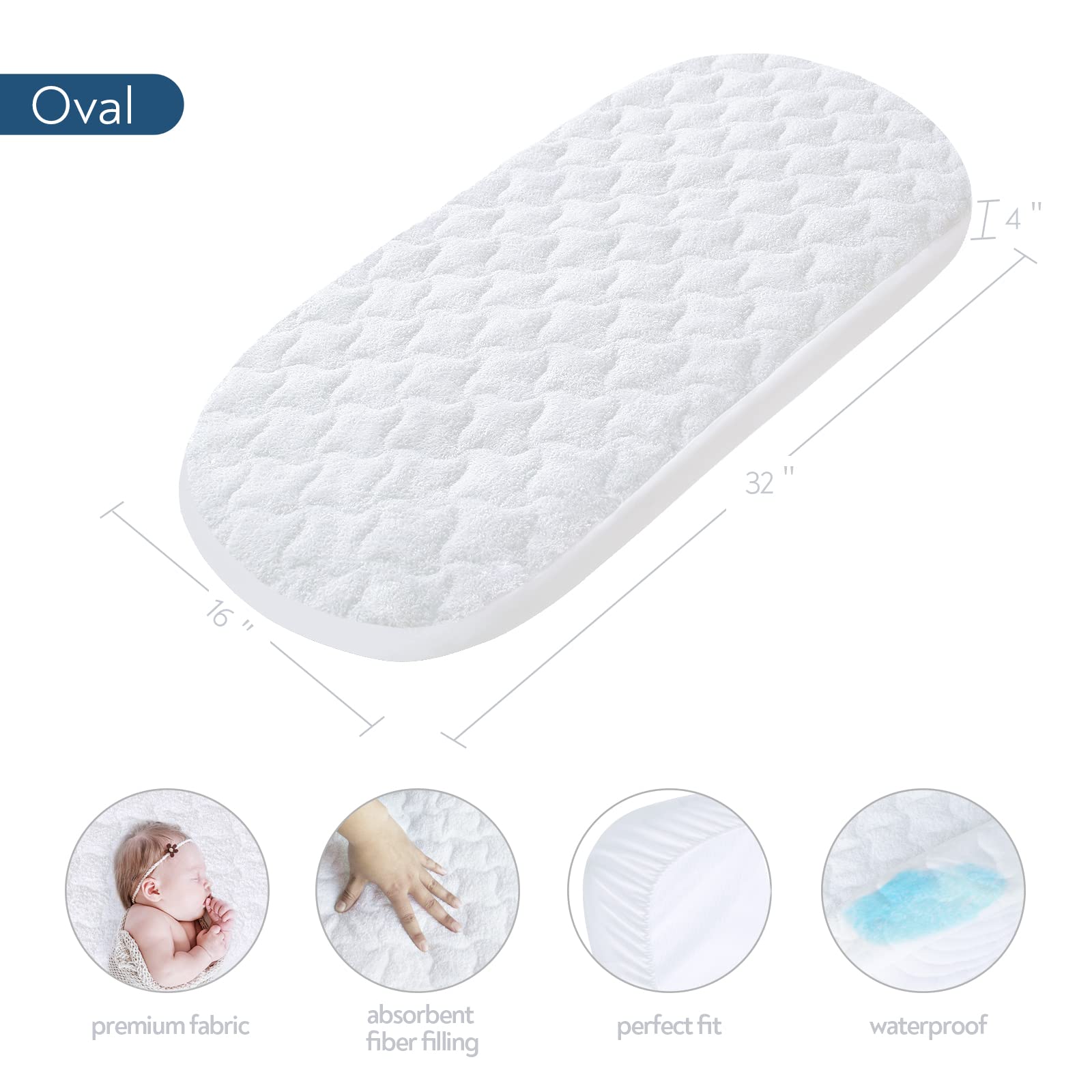 Magik and Kover cotton terry surface feels soft and breathable.