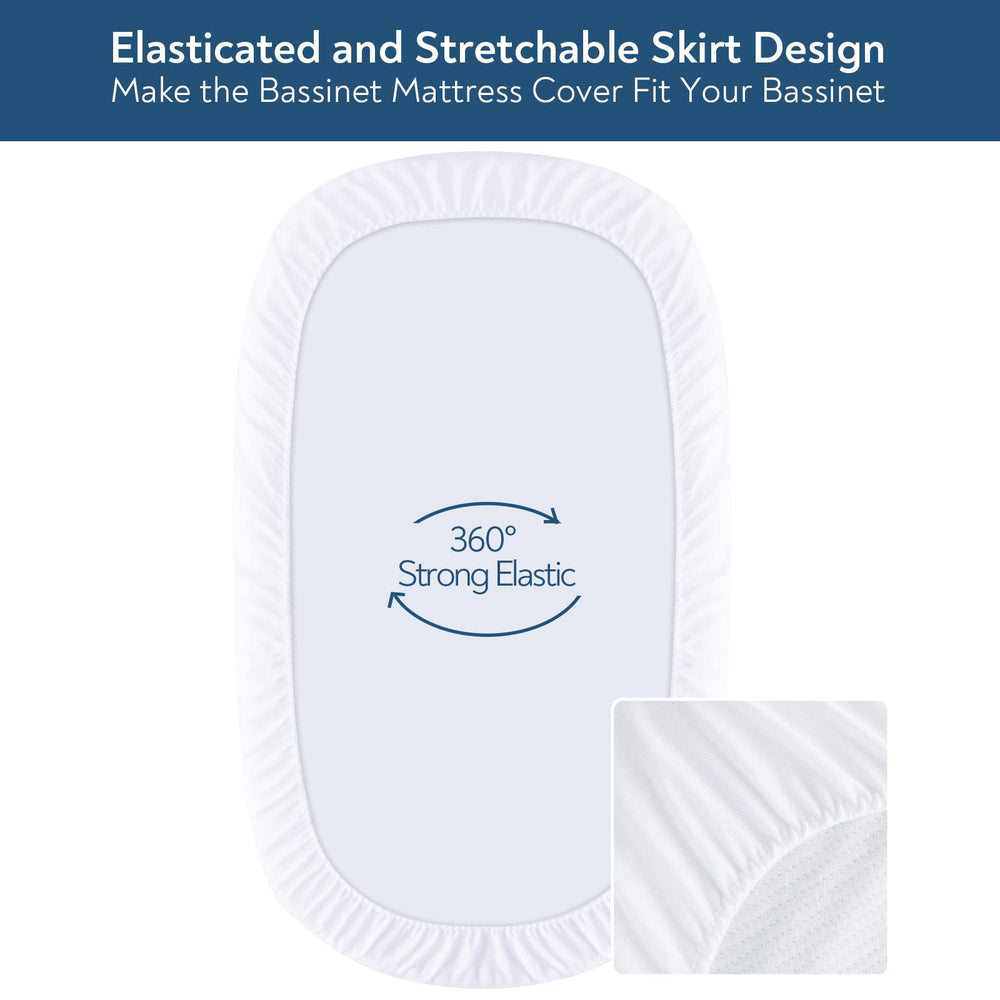 Magik and Kover elastic-band design keeps pad flat and in place.