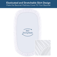 Magik and Kover elastic-band design keeps pad flat and in place.