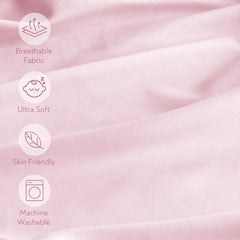 Magik & Kover fitted crib sheet with elastic 8 inch fit for secure wrap.