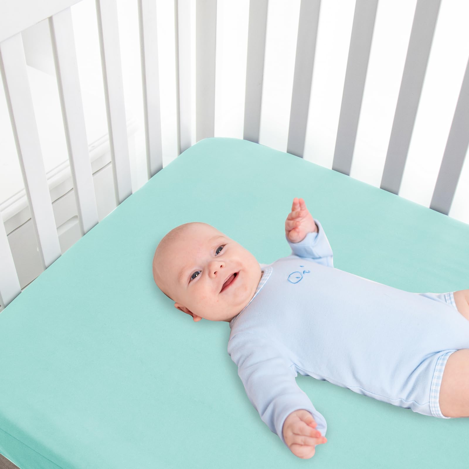 Magik & Kover gray-blue colorway complements nursery decor.