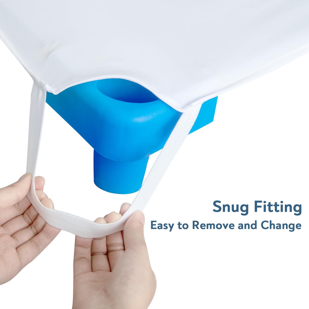 Magik & Kover microfiber texture closeup shows soft breathable fabric
