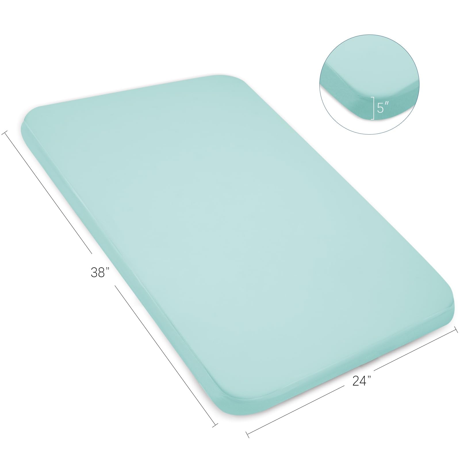 Magik & Kover mini crib compatibility sheets for versatile use