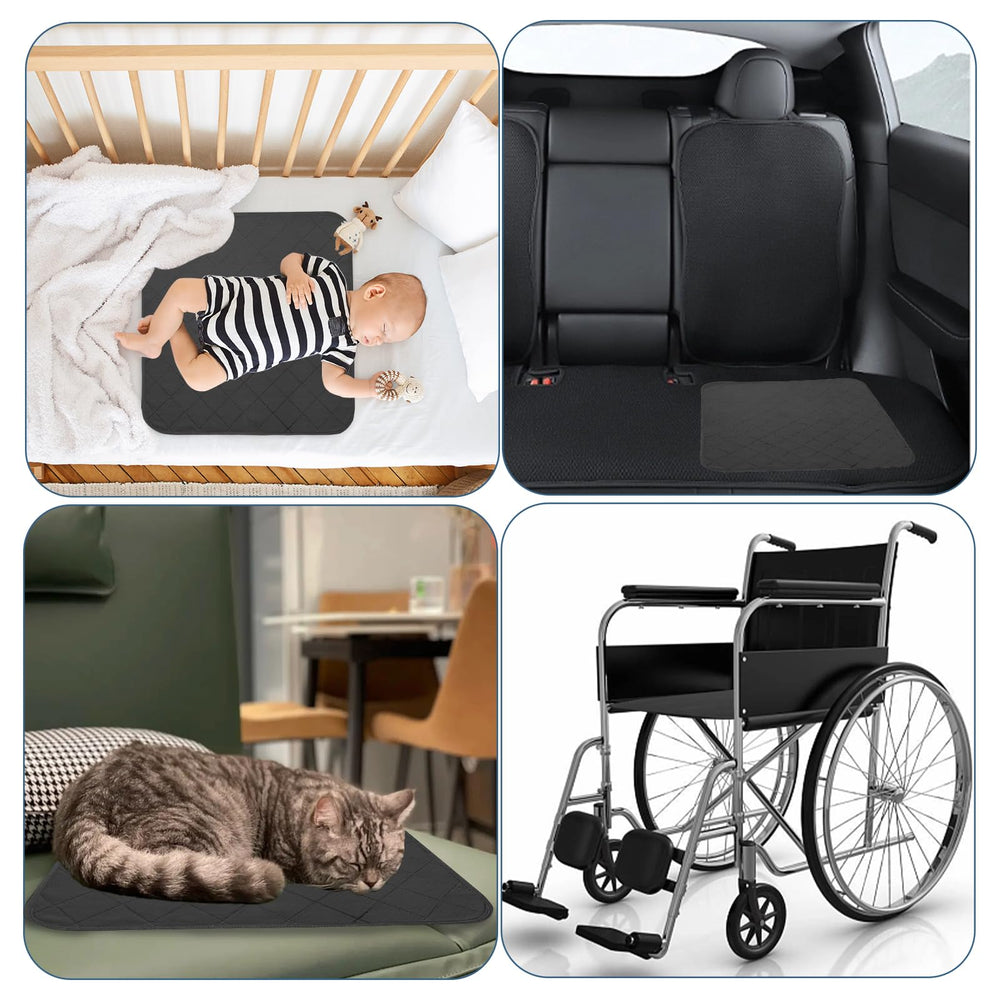 Magik & Kover 4-pack fits wheelchairs, car seats, and sofas.