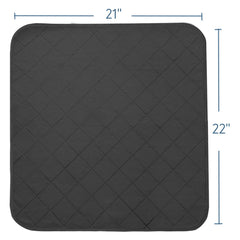 Magik & Kover slip-resistant backing keeps the pad in place on chairs.