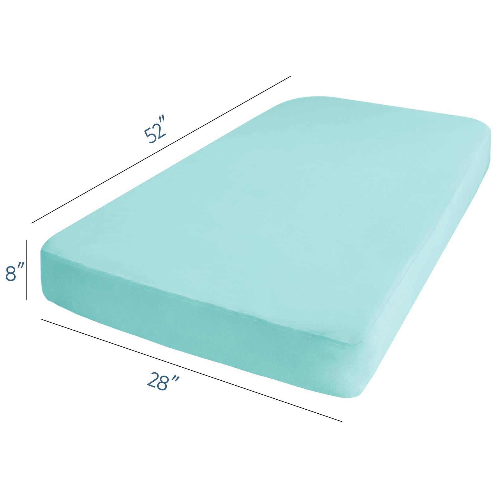Easy-care fabric tolerates machine washing on gentle cycles for busy parents.