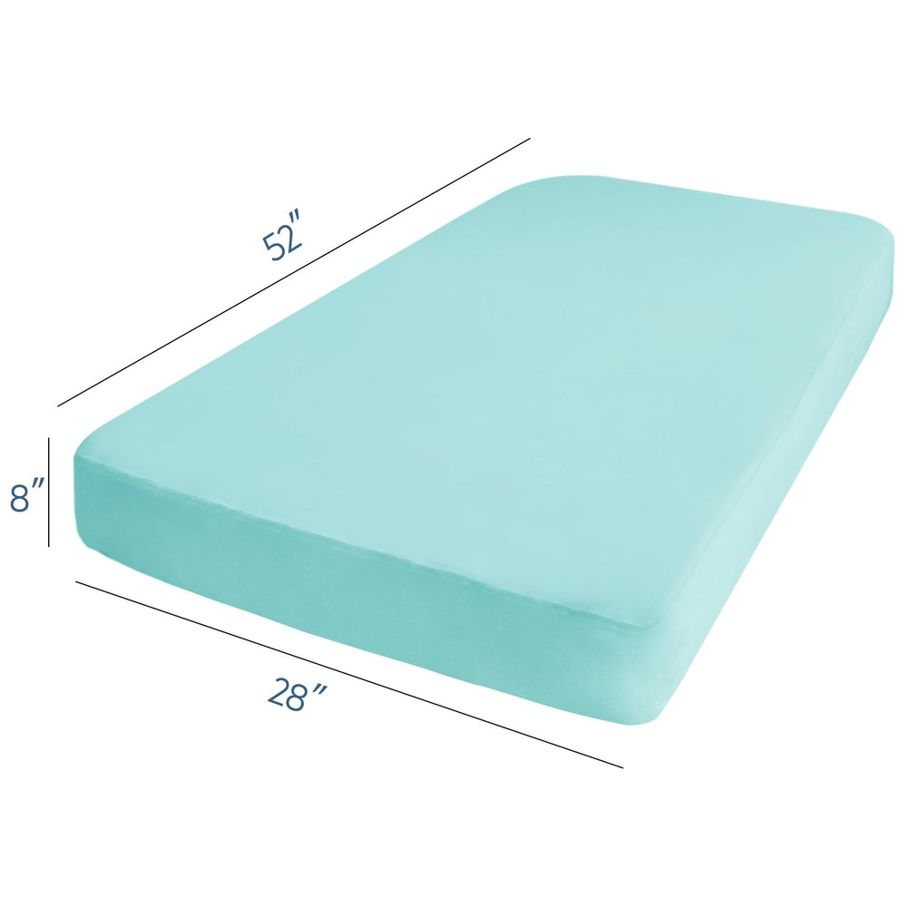 Easy-care fabric tolerates machine washing on gentle cycles for busy parents.