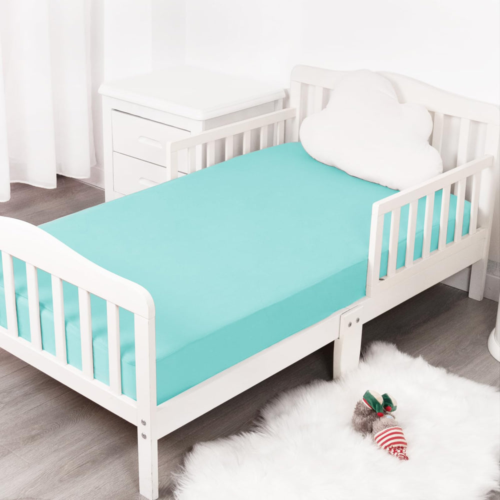 Soft microfiber feel balances coziness with breathability for restful sleep.