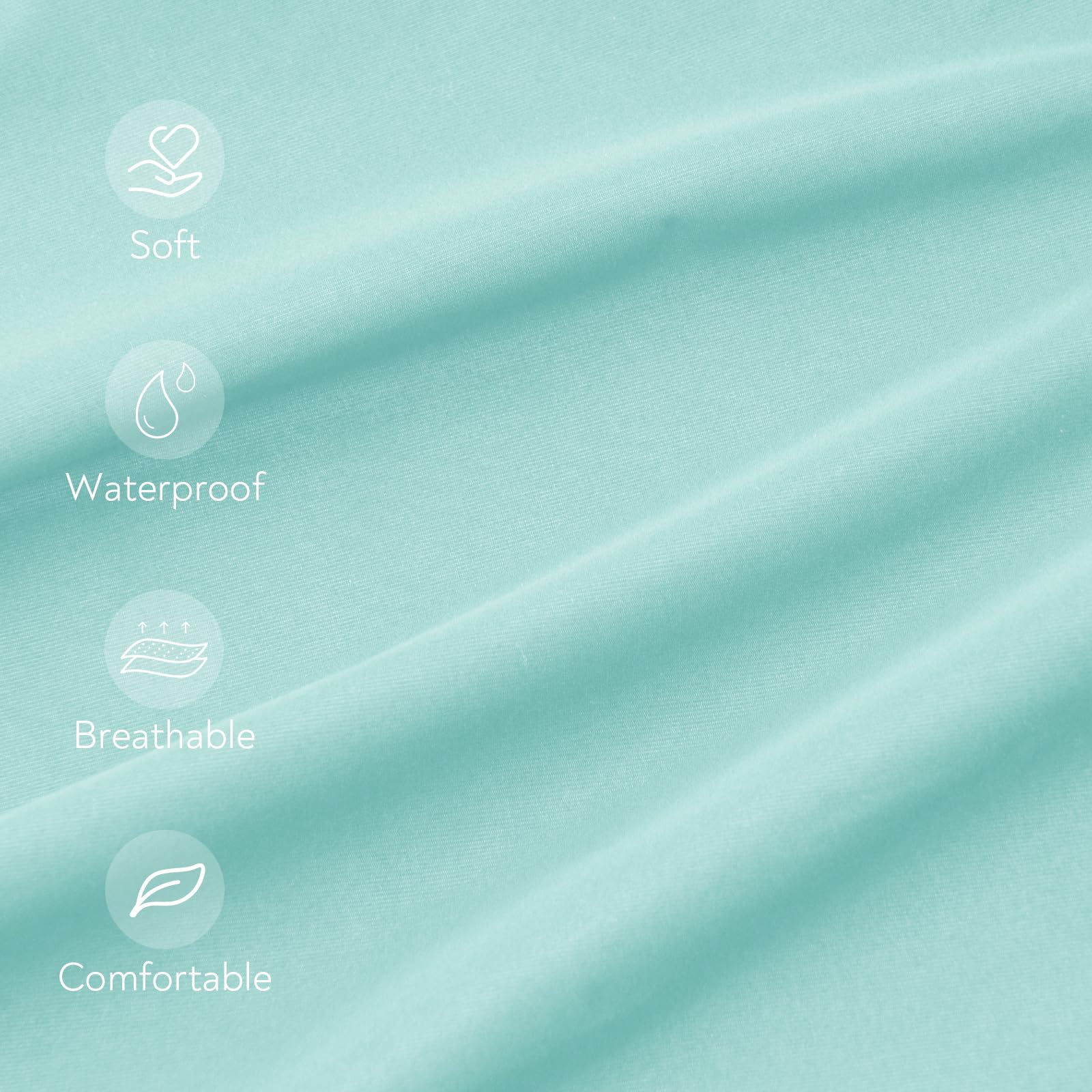 Magik & Kover waterproof membrane detail highlights durable liquid protection.