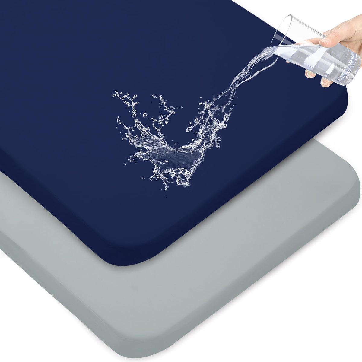 Magik & Kover waterproof pack and play sheets 2-pack protect surfaces during play.