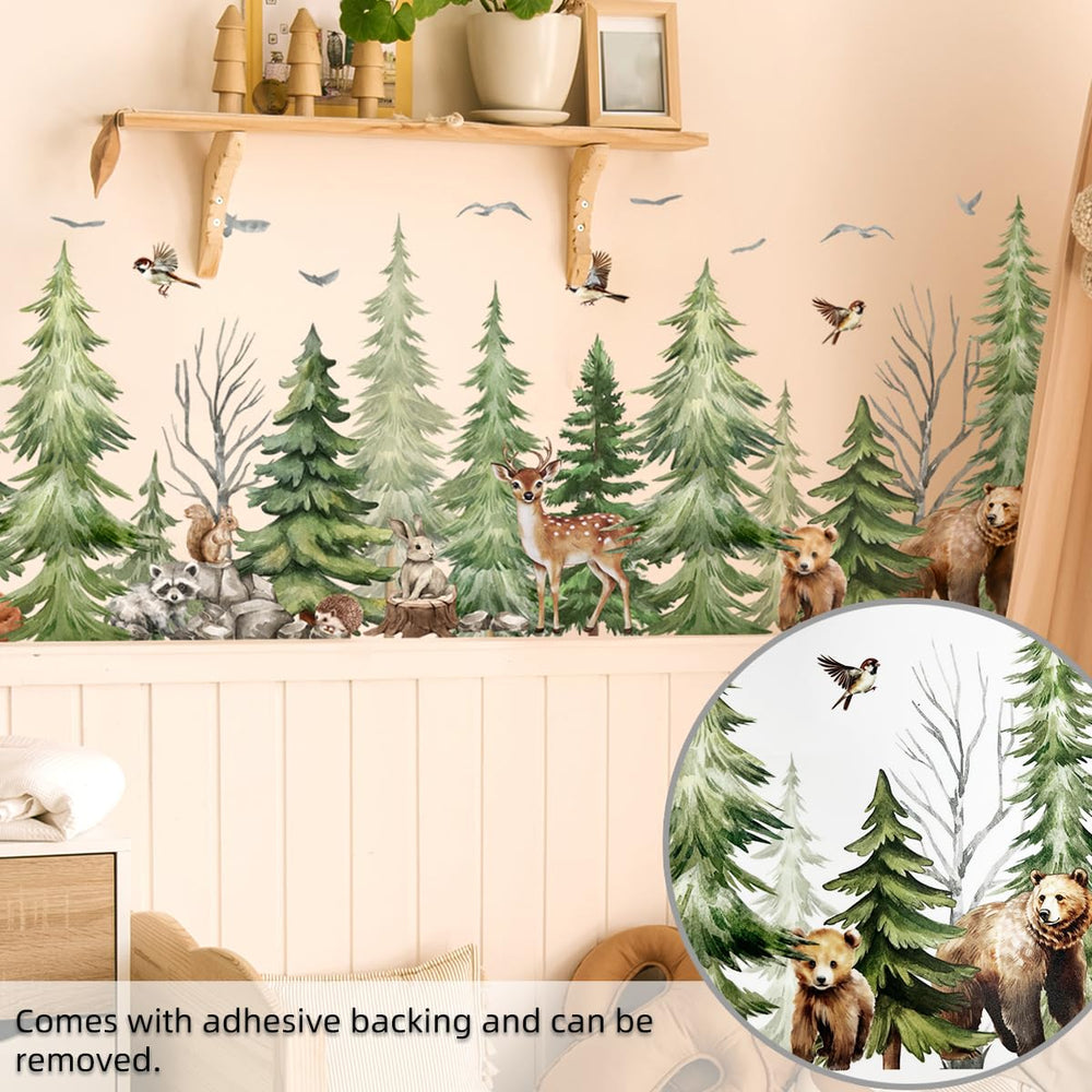 Magimural arctic animals wall decals brighten surfaces and resist daily cleaning