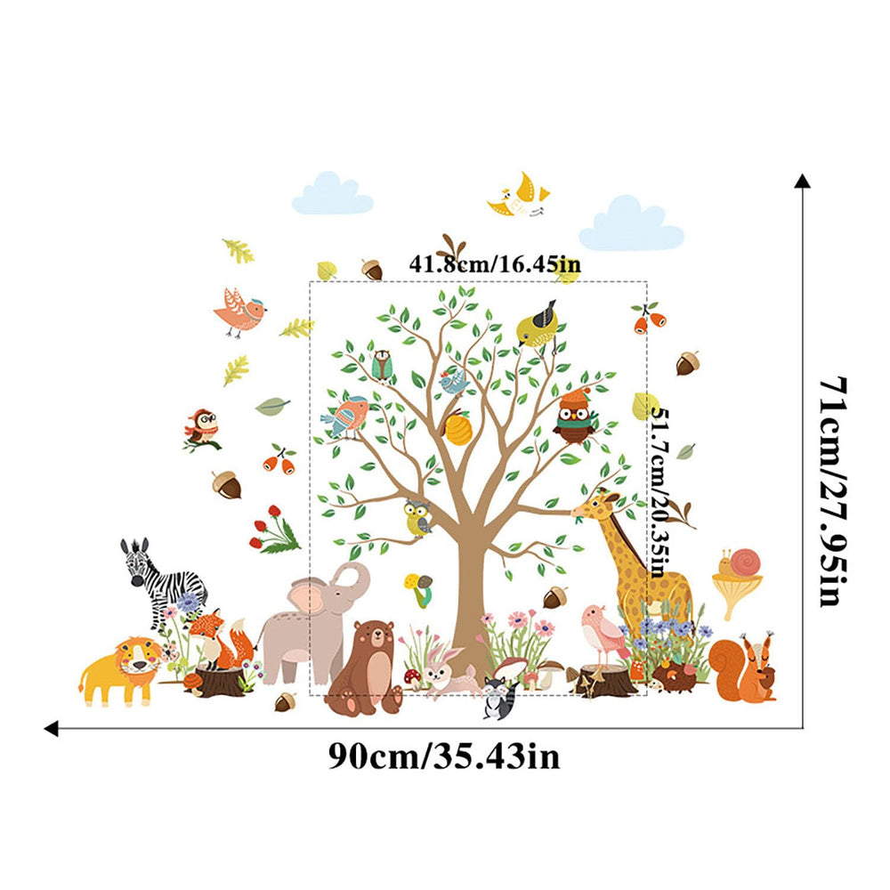 MagiMural lion decal; bold focal point for playrooms and bedrooms.