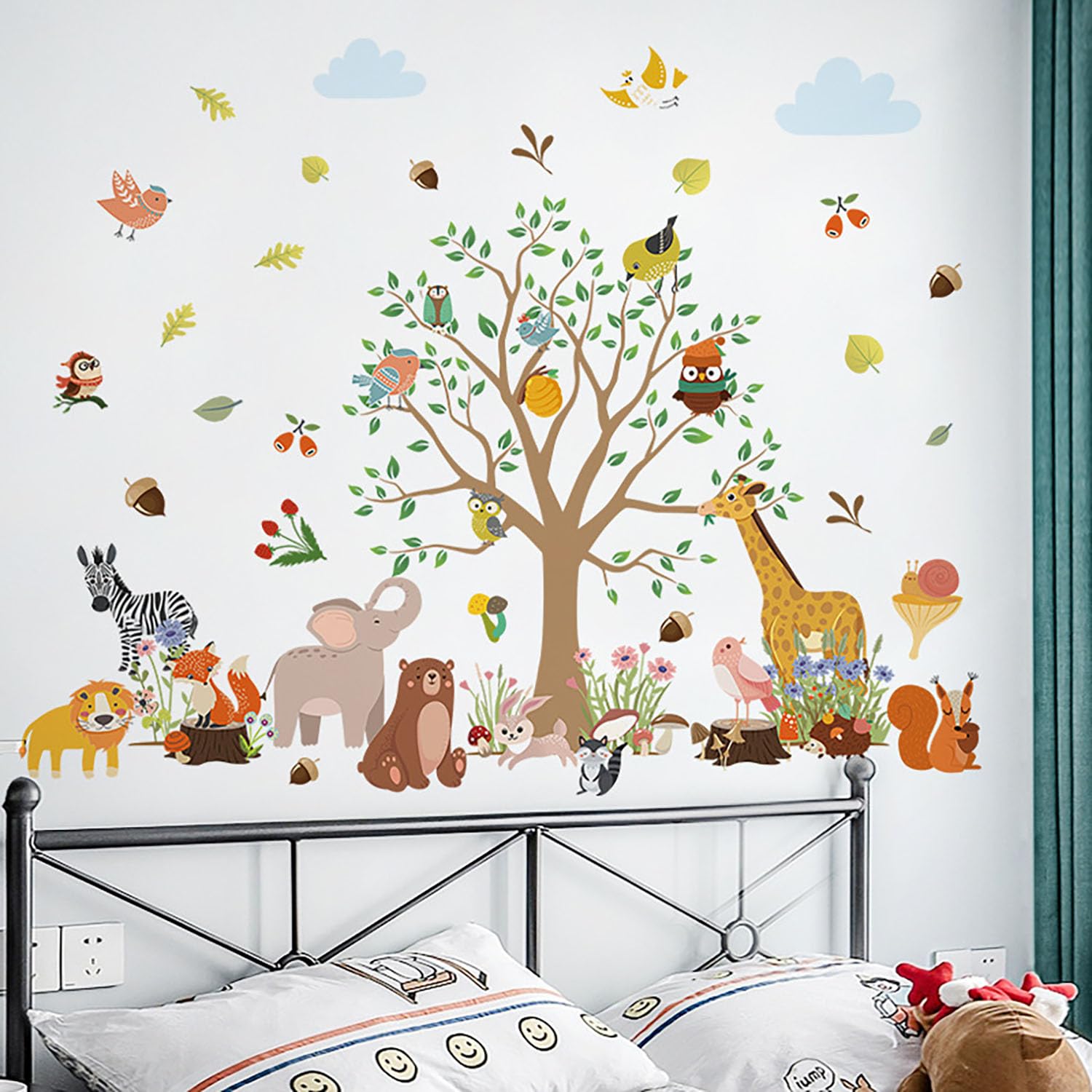 MagiMural monkey sticker; versatile, reusable decor for custom jungle scenes.