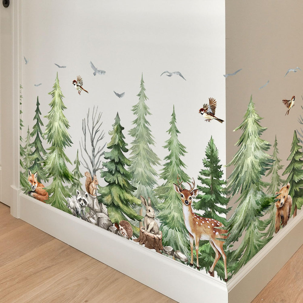 Magimural kids bedroom sticker art brings whimsical wildlife to spaces