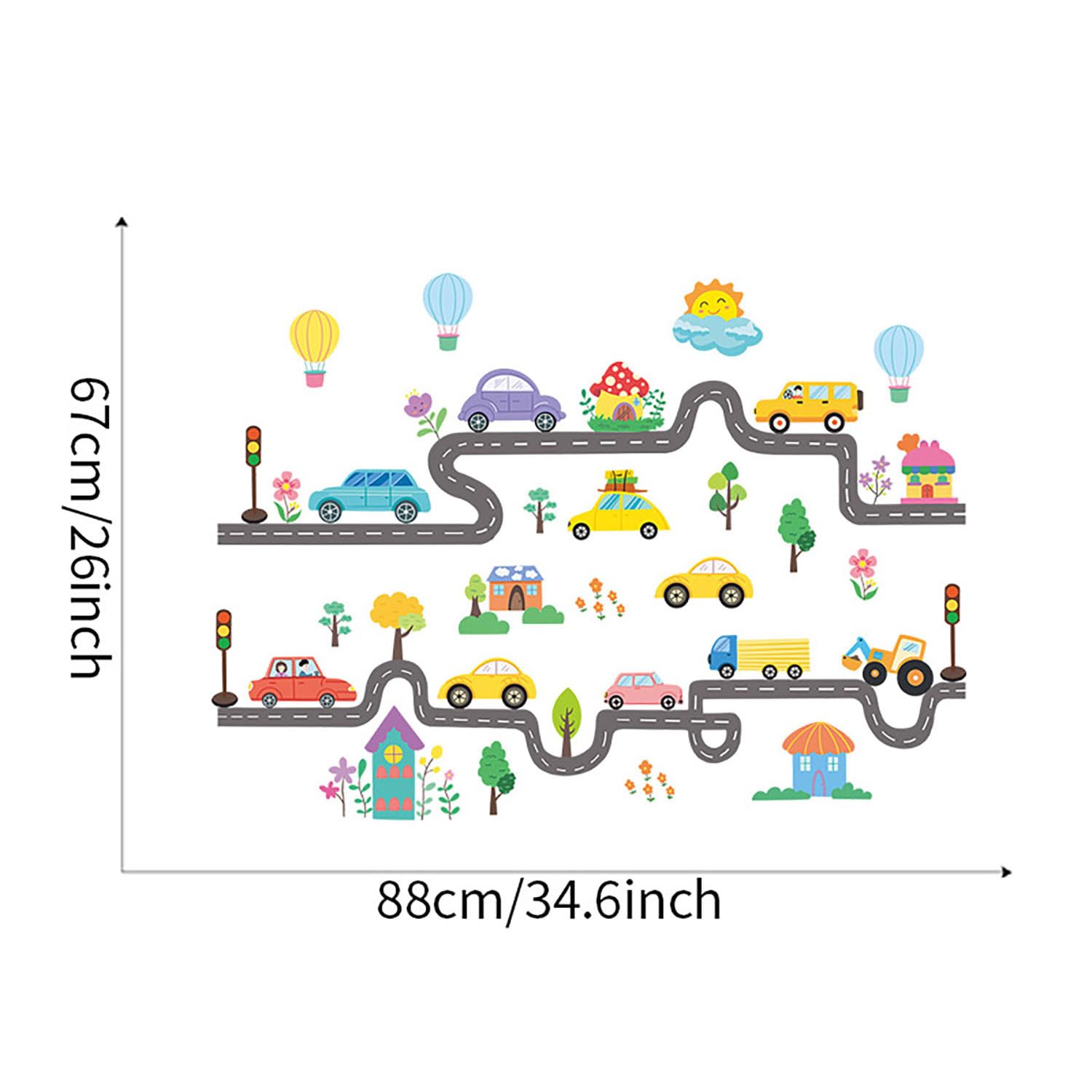 MagiMural kids bedroom wall art livens a room with vivid scenes on smooth surfaces.