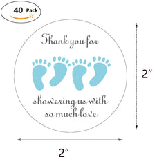 MAGJUCHE blue it's twins sticker features vibrant matte finish