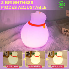 MAGOHMT cat lamp showing three modes for bedtime lighting