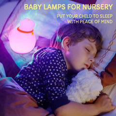 MAGOHMT silicone nursery light with touch control for easy use