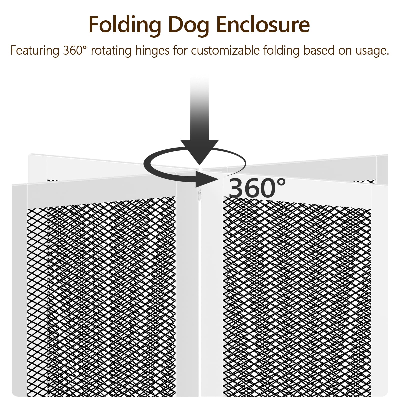 MAHANCRIS dog-gate-metal-foot-support emphasizes stability without wall mounting