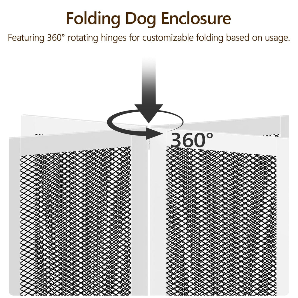 MAHANCRIS dog-gate-metal-foot-support emphasizes stability without wall mounting