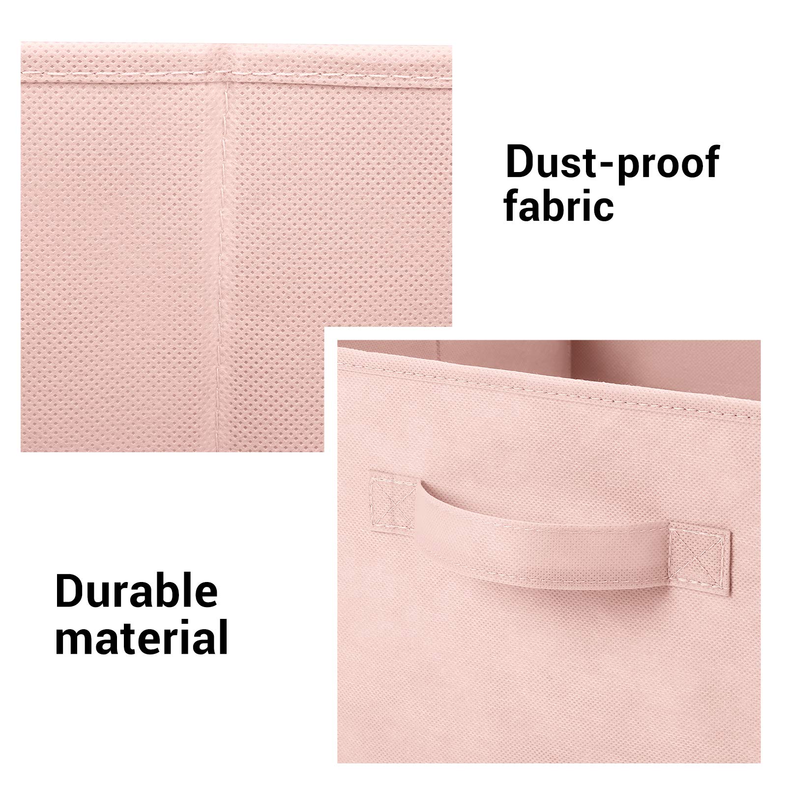 MaidMAX set of 6 storage bins versatile for nursery or office.