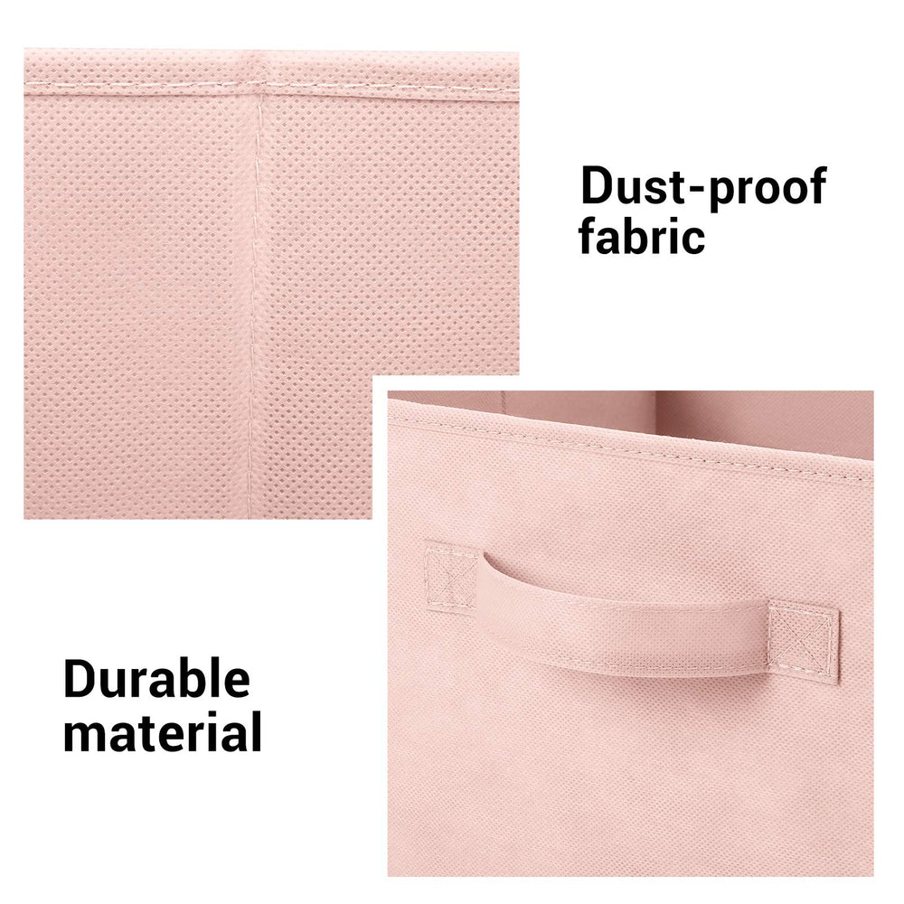 MaidMAX set of 6 storage bins versatile for nursery or office.