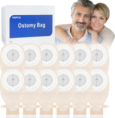 Maidwoc 100-colostomy bags showcasing dual-adhesion baseplate for secure attachment
