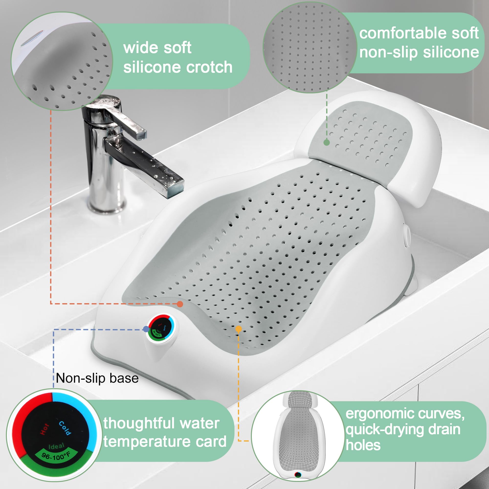 MAIKKB removable headrest and portable design simplify transport and storage