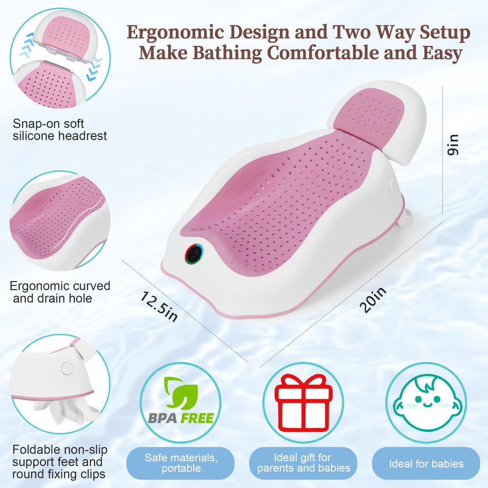Two-position tilt helps customize angle for baby comfort.