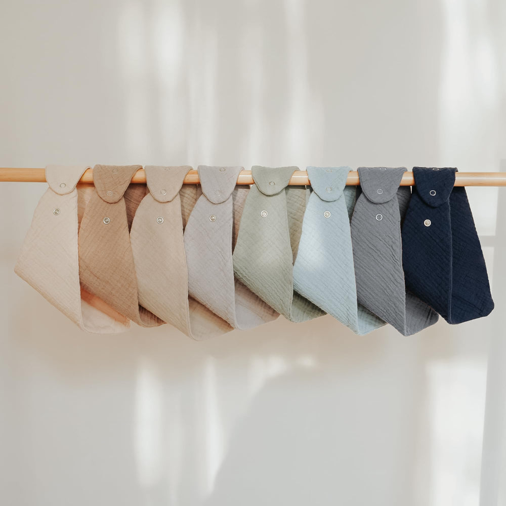 MairMore bandana bibs make a thoughtful baby shower gift.