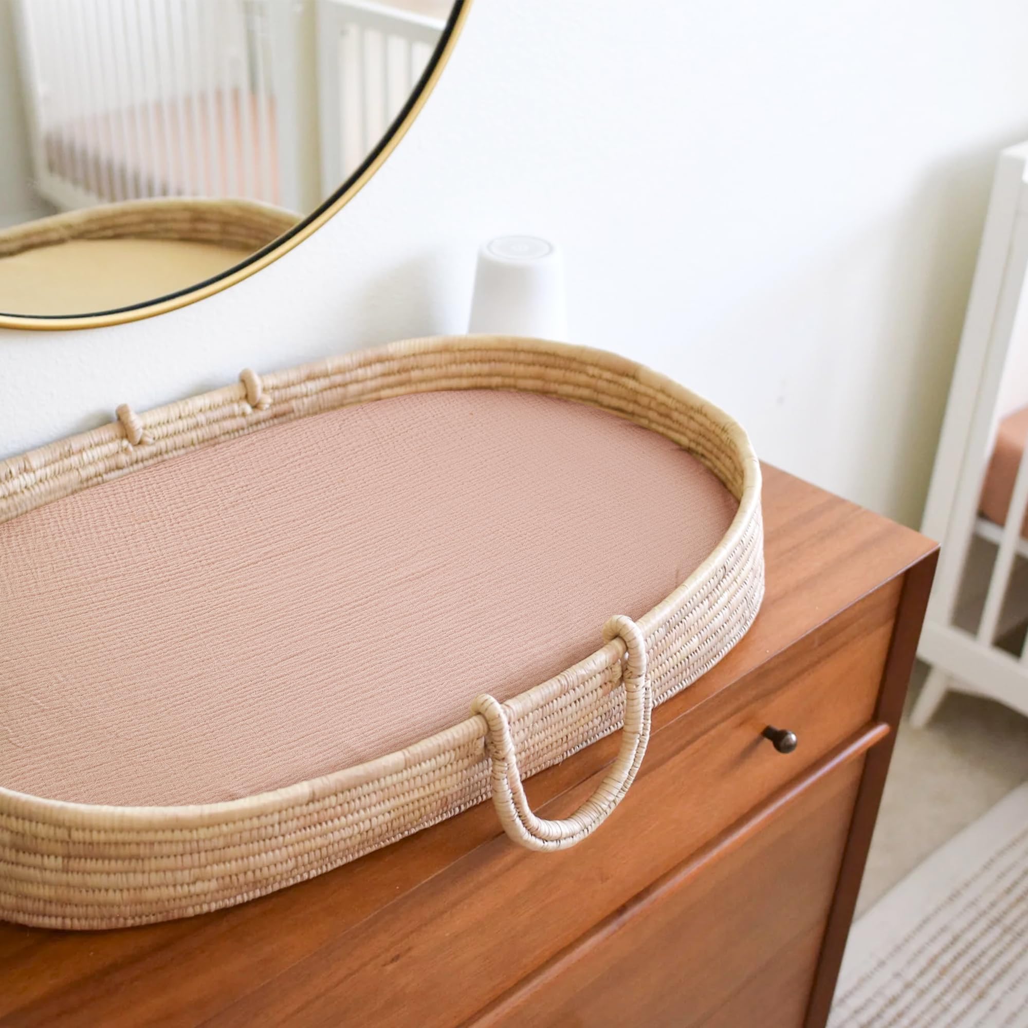 MairMore muslin bassinet sheet soft texture enhances baby comfort