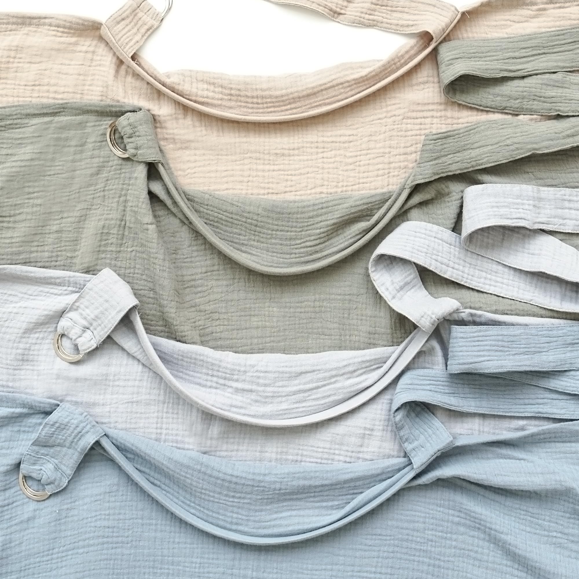 MairMore breathable cotton muslin fabric shown for mom and baby comfort.